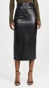 Leather Skirt Outfit