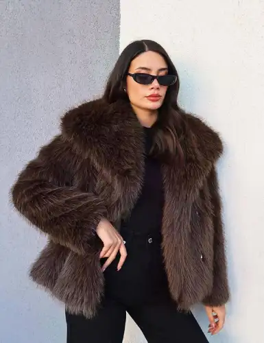 faux fur coat