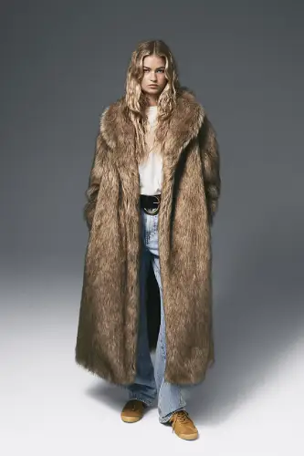 faux fur coat