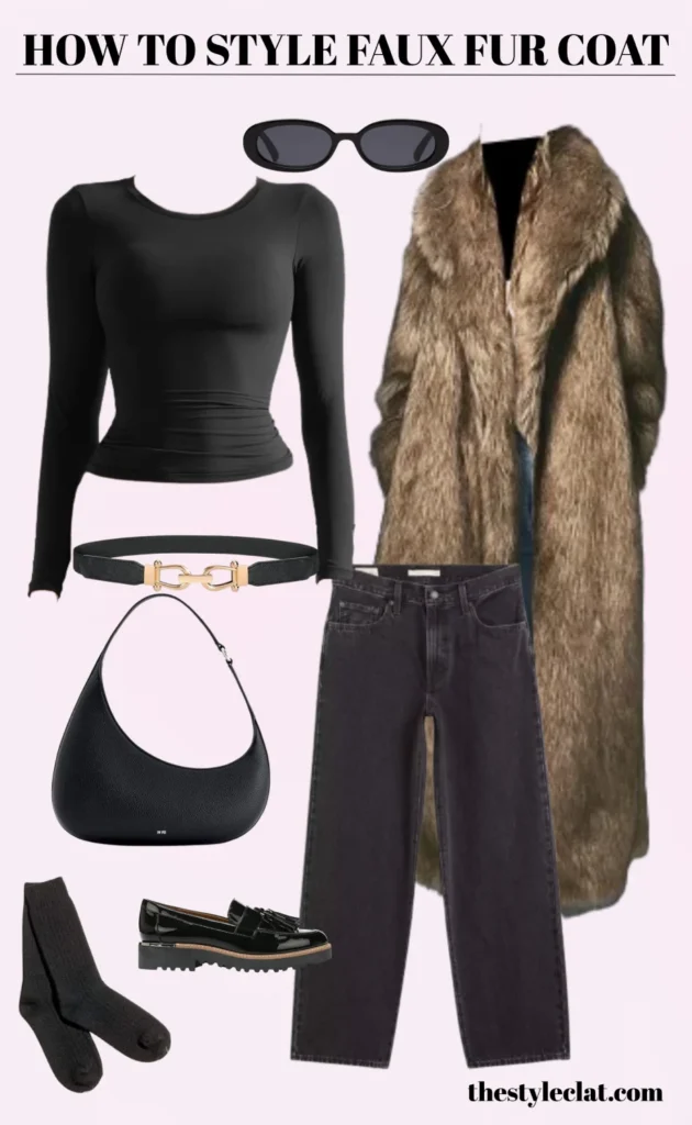 faux fur coat