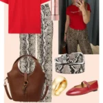 Snake print clothing