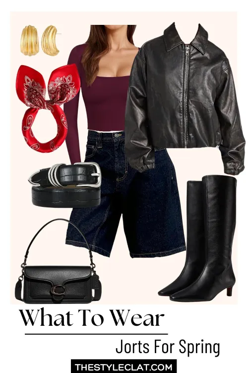 denim shorts outfit
