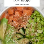 high protein salmon bowl