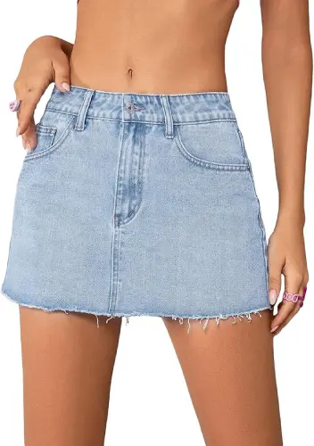 Mini Denim Skirt